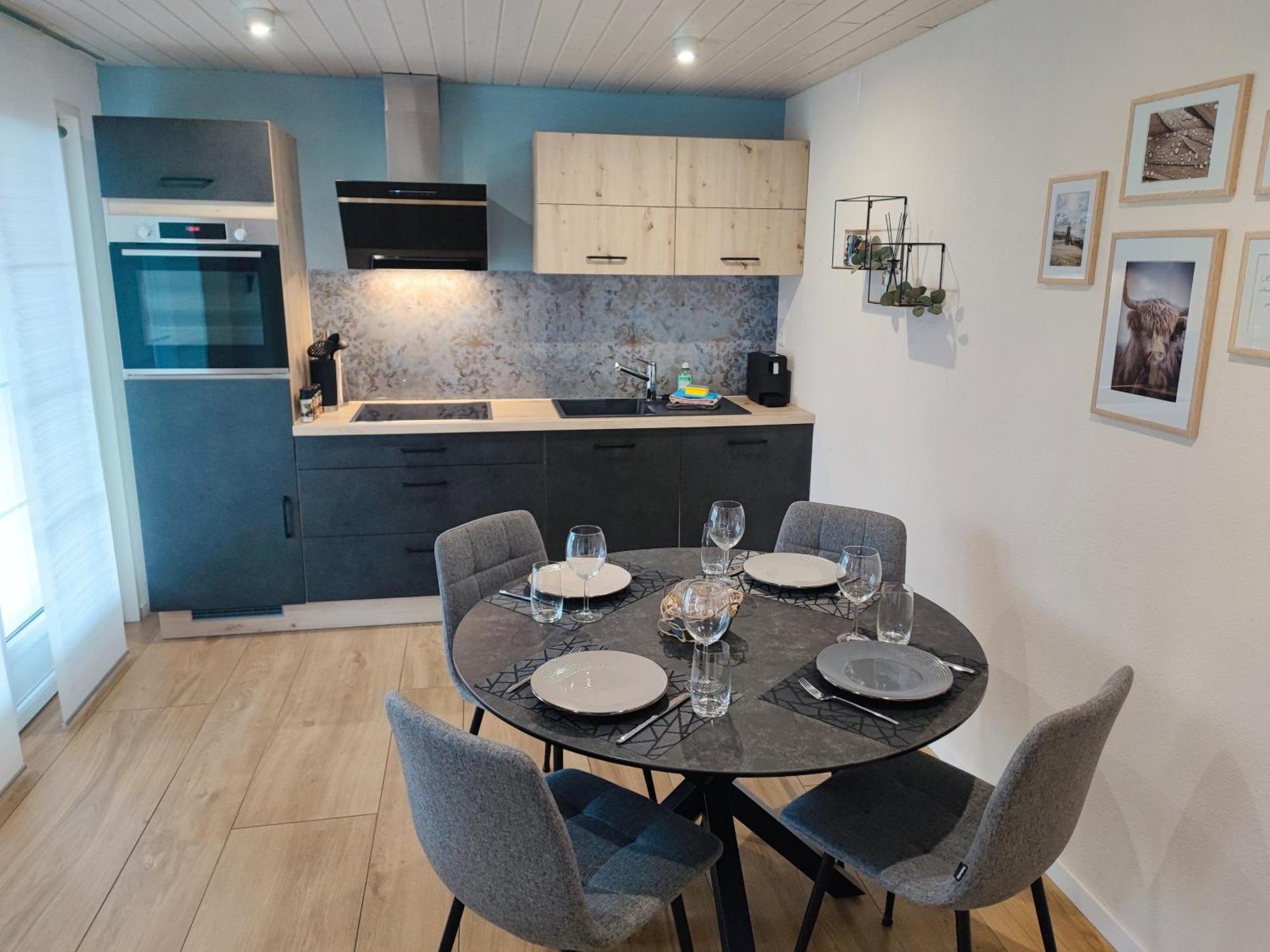 Kleine Auszeit - 2-Zimmer Ferienwohnung Spiez Kültér fotó